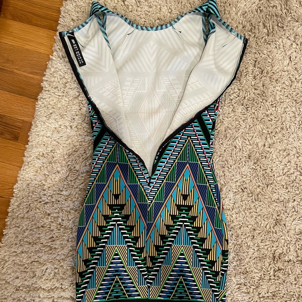 Design Lab Multicolor Mini Dress - Picture 5 of 8